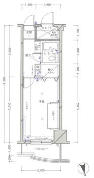 ダイアパレス志賀高原 価格175万円、専有面積27m<sup>2</sup>、バルコニー面積3m<sup>2</sup> 