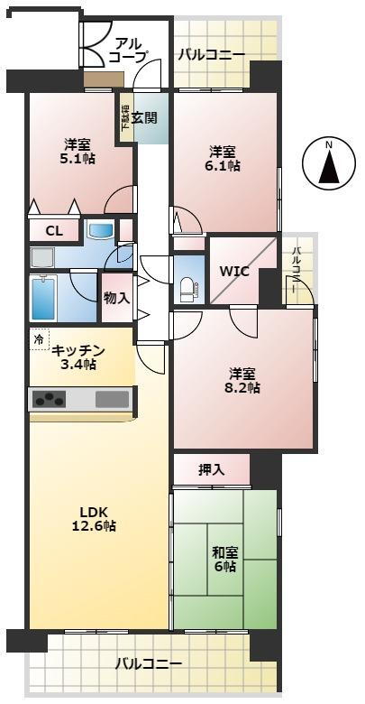 藤和シティホームズ新岐阜１０階部分！ペット飼育可能なマンション♪３駅利 10階 4LDK 物件詳細