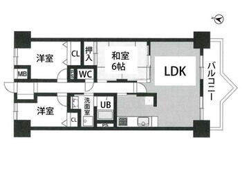 ダイアパレス知立 3LDK、価格1598万円、専有面積72.59m<sup>2</sup>、バルコニー面積8.36m<sup>2</sup> ■水周り設備全て新品交換（システムキッチン・ユニットバス・トイレ・洗面台・洗濯パン）■フローリング・クロス貼替■ハウスクリーニング、全室扉枠塗装、レバーハンドル交換、給湯器交換