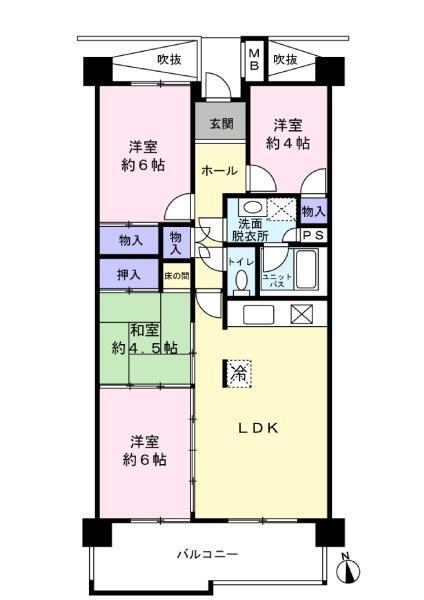 アトレ焼津　近隣施設充実なマンション 4LDK、価格1120万円、専有面積78m<sup>2</sup> 