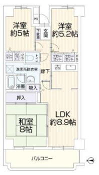 パスコグランドマンション新沼津 3LDK、価格1299万円、専有面積66.3m<sup>2</sup> 