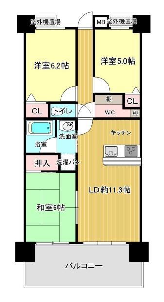 ライオンズガーデン稲永【住宅ローン控除×ペット可×リノベーション】 4階 3LDK 物件詳細