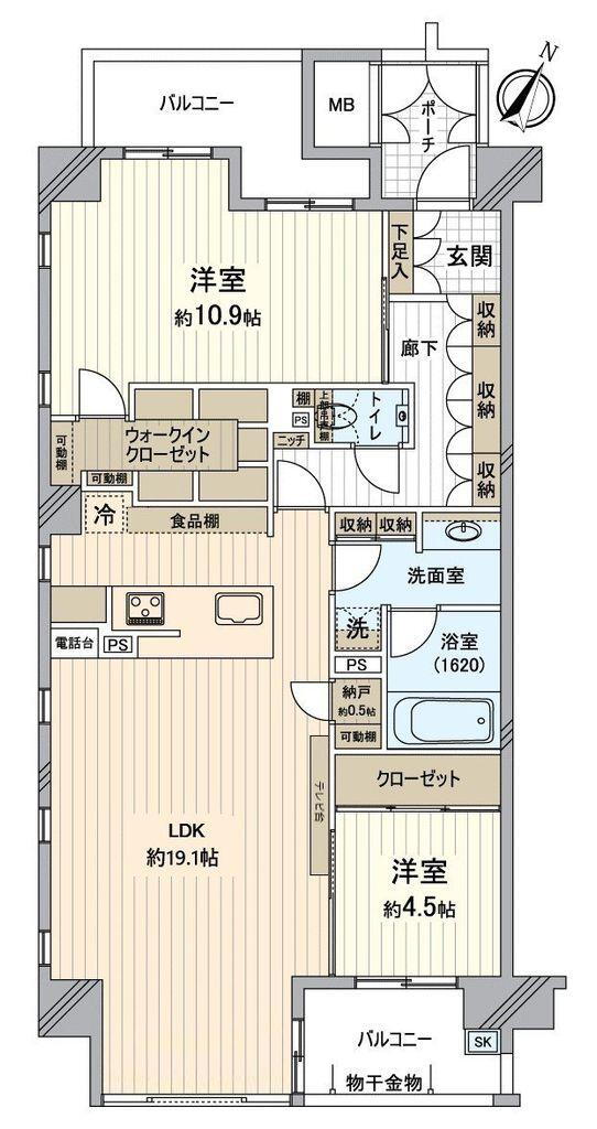 サンメゾン覚王山ＥＬＤＯ 5階 2LDK 物件詳細