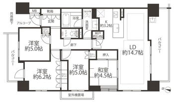 プラウド守山西新 4LDK+S（納戸）、価格2690万円、専有面積85.83m<sup>2</sup>、バルコニー面積17.28m<sup>2</sup> ■2階部分、南西角住戸、4LDK+N、85.83平米<BR>■新規リフォーム物件（2023年8月下旬完了）<BR>■3面採光・2面バルコニー<BR>■南面にレイ…