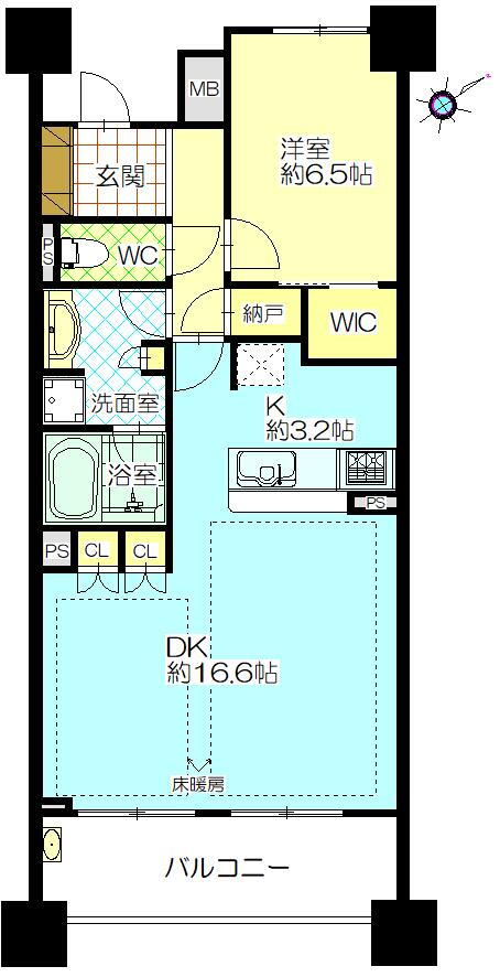 ザ・パークハウス名古屋　デイライトスクエア 15階 1LDK 物件詳細