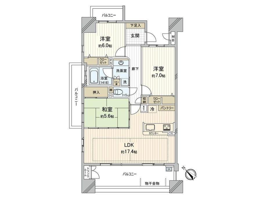 センシア安城駅前 12階 3LDK 物件詳細