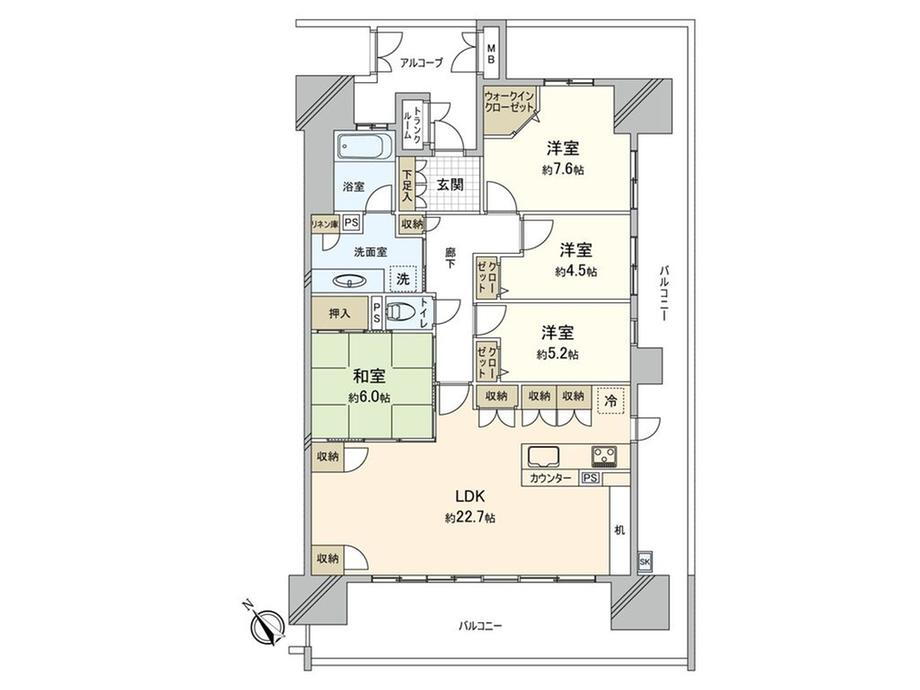 エルグランデ安城駅南Ⅱ 14階 4LDK 物件詳細