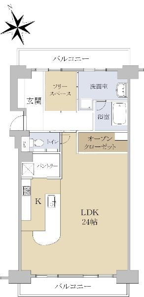 三郷パークマンション 8階 ワンルーム 物件詳細