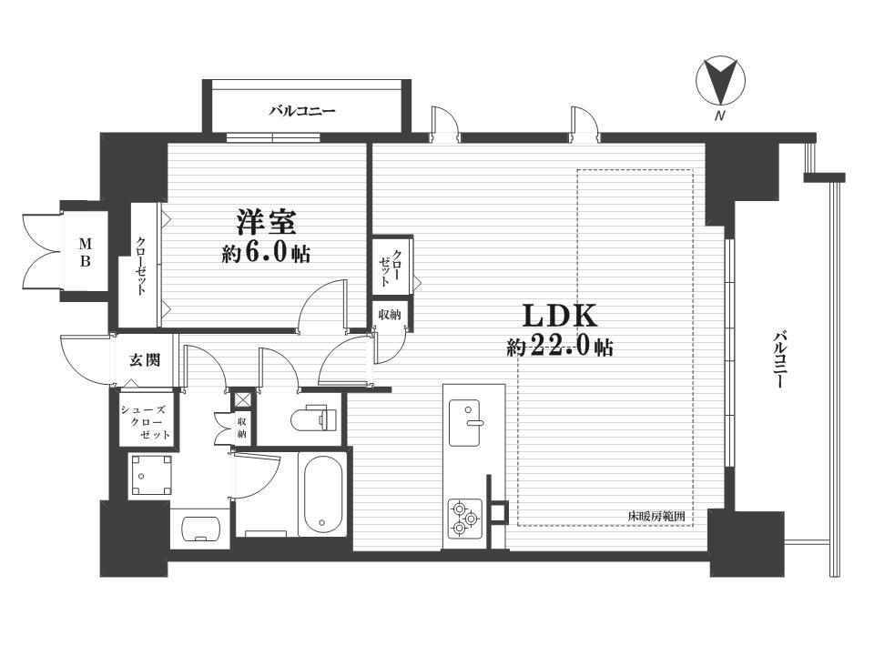 プレサンスロジェ泉 3階 1LDK 物件詳細