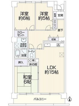 コープ野村半田弐号棟 3LDK、価格1399万円、専有面積78.68m<sup>2</sup>、バルコニー面積9.67m<sup>2</sup> 間取り図です。図面と現況の相違は現況優先といたします。