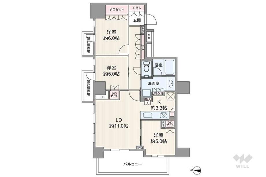プラウドタワー名古屋丸の内 12階 3LDK 物件詳細