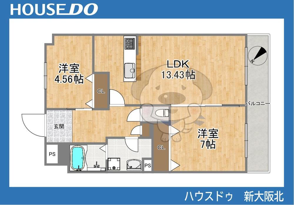 ベル・アーバニティ東淀川 2階 2LDK 物件詳細