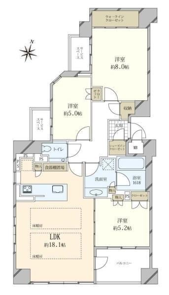 パークホームズ御影 2階 3LDK 物件詳細