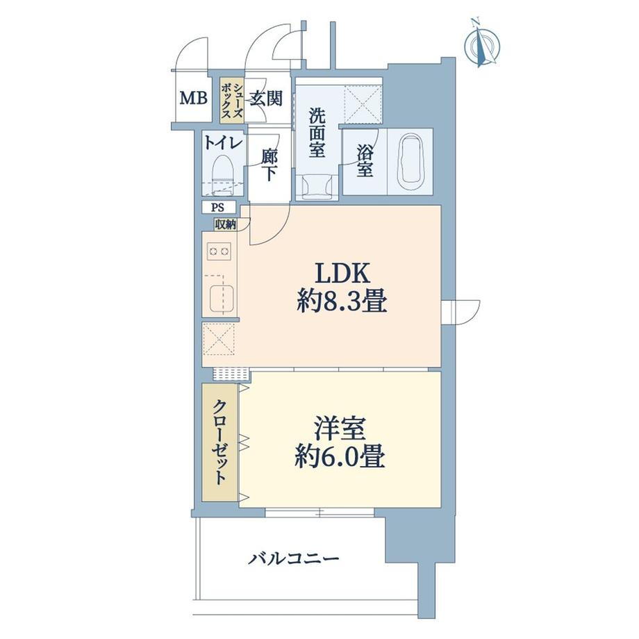 プレサンス昭和通ＥＳＲＩＳＥ 7階 1LDK 物件詳細