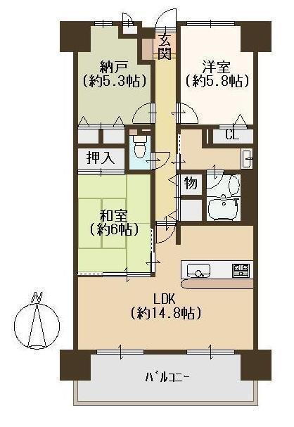 ファミールハイツ堺Ⅱ番館 4階 2SLDK 物件詳細