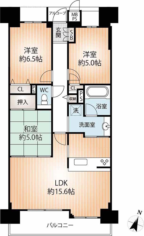 ワコーレ神戸谷上ステーションマークス 2階 3LDK 物件詳細