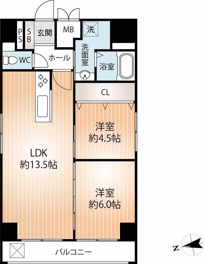 ネオアージュ神戸元町 10階 2LDK 物件詳細