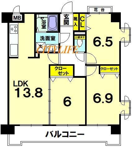 アベルティ室町五条 2階 3LDK 物件詳細