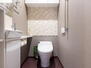 シティタワー神戸三宮 【室内写真】<BR>高級感ある手洗いカウンター付トイレです。本体はタンクレスになりますのですっきりとした空間です。