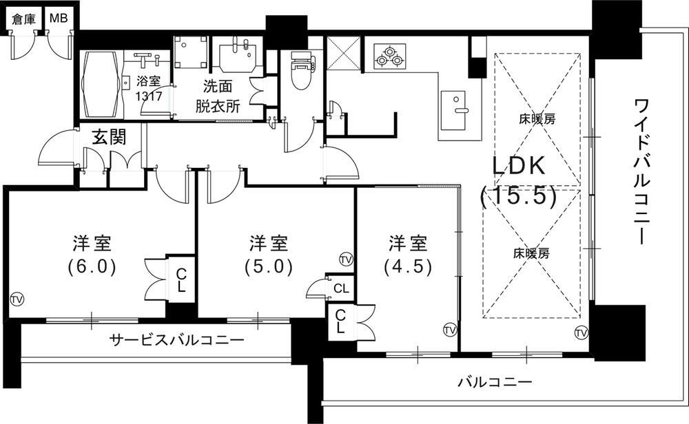ファインレジデンス神戸新長田 10階 3LDK 物件詳細