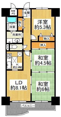 朝日プラザペルソナージュ天下茶屋 3階 3LDK 物件詳細