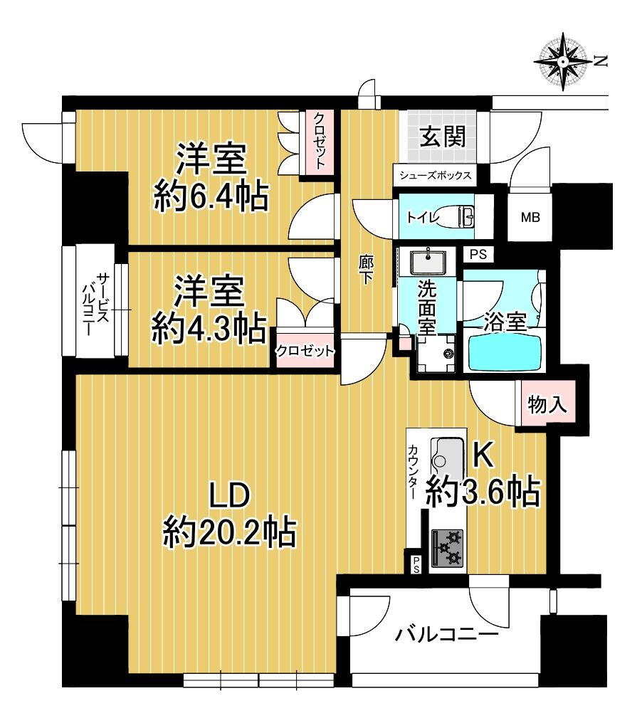 プレミスト京都六角通堂之前町 10階 2LDK 物件詳細
