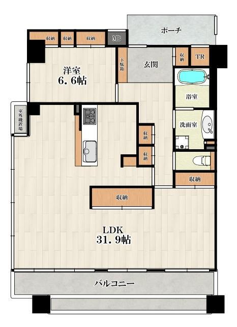 ロイヤルメドゥ東心斎橋 14階 1LDK 物件詳細