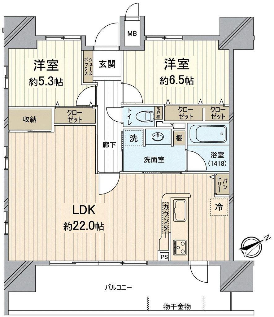 パデシオン大津ザ・グランドセントラル 10階 2LDK 物件詳細