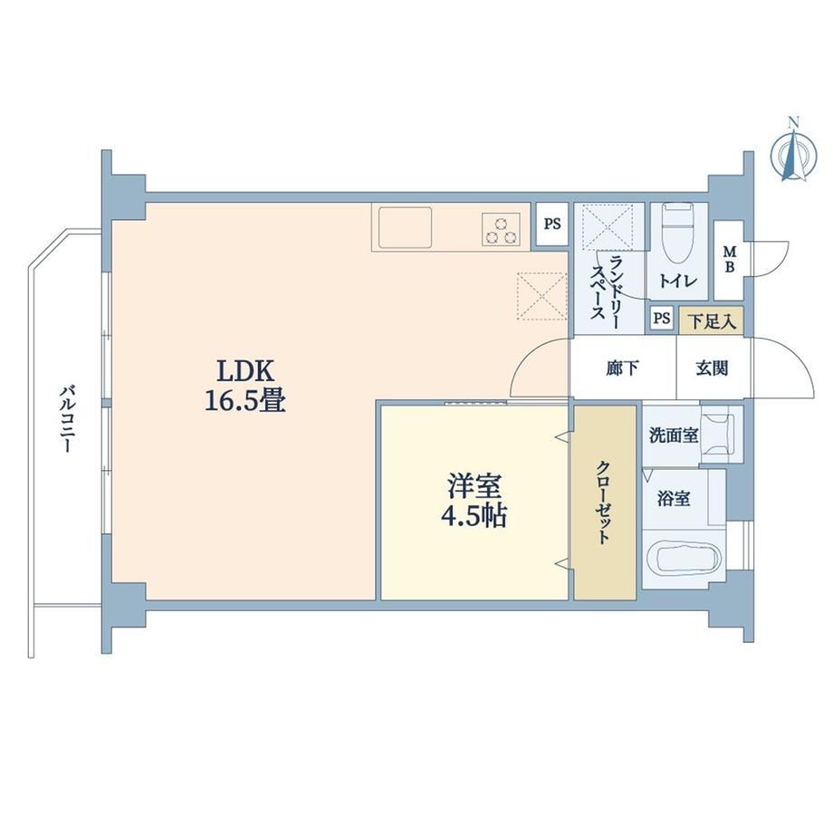高槻グランドハイツ 3階 1LDK 物件詳細