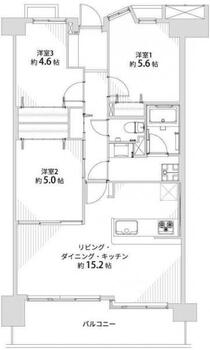 ヒューマンズパーク守口 3LDK、価格2498万円、専有面積68.98m<sup>2</sup>、バルコニー面積10.86m<sup>2</sup> 専有面積：68.98m<sup>2</sup>　バルコニー面積：10.86m<sup>2</sup>　令和5年11月室内フルリノベーション完了済みで即入居可能♪