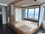 クロスシティ弁天町（クロスタワー大阪ベイ） 約4.5帖 LD21.8帖と和室が繋がっており襖を開くことにより開放的な空間を演出できます♪
