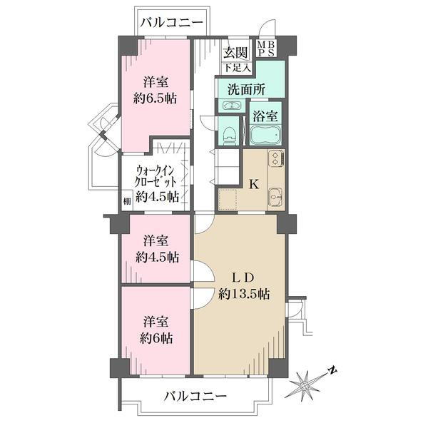 サンロイヤル池田 5階 3LDK 物件詳細