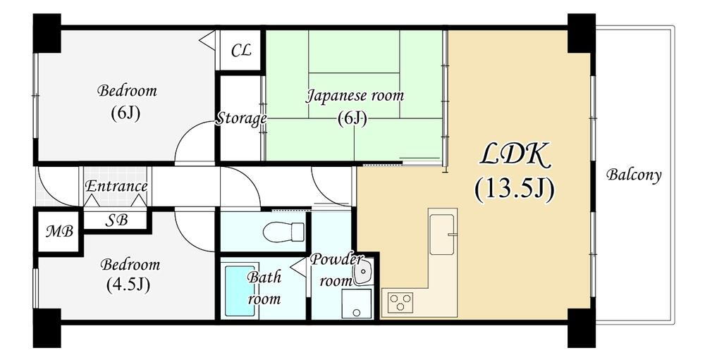 八瀬鱒乃坊アーバンコンフォート 5階 3LDK 物件詳細