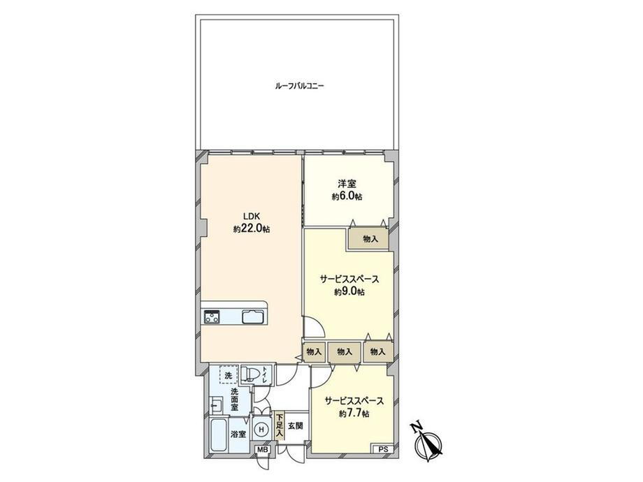 ロイヤルヒル芦屋 6階 1SLDK 物件詳細
