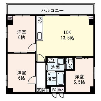 甲南第七兵庫コーポラス 3LDK、価格1780万円、専有面積60.83m<sup>2</sup> 8階建ての6階部分・南西向きの3LDKです。全室お手入れのしやすいフローリング仕様です。窓が多く、新鮮な空気を取りこめます。2023年7月に室内リフォーム完成しており、すぐに新生活をスタートできます。