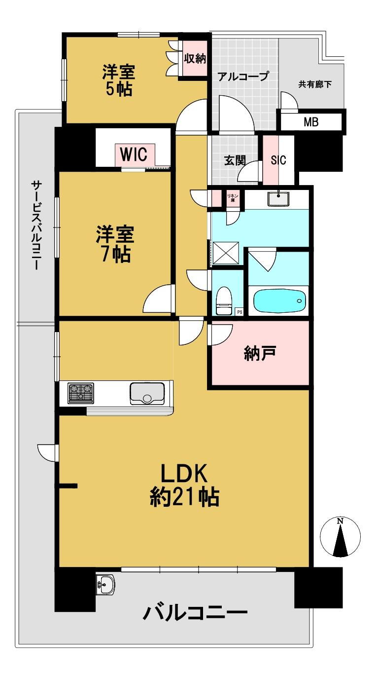 メイツブラン長岡京 9階 2SLDK 物件詳細