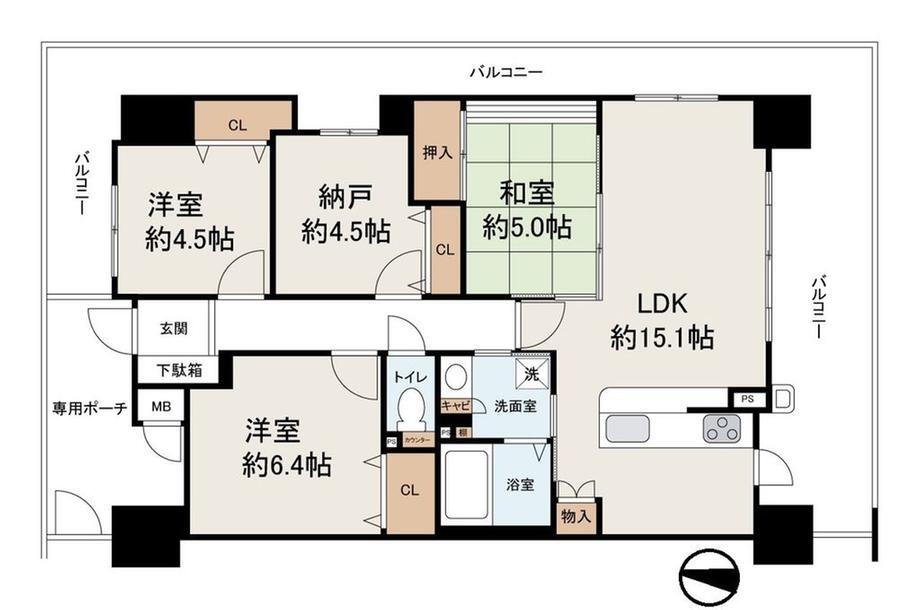 プレサンス鳳北シーズンズ 3階 3SLDK 物件詳細