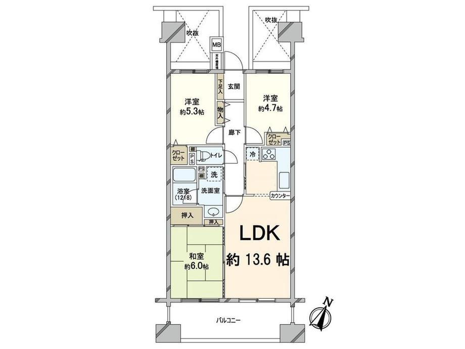 アービング千里中央ＳＥＡＳＯＮＳ 9階 3LDK 物件詳細