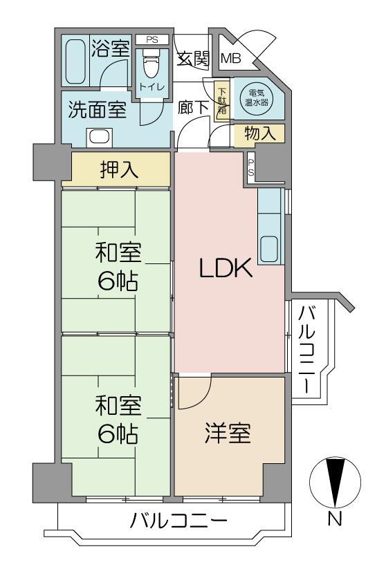 ローズコーポ新大阪第５ 14階 3LDK 物件詳細