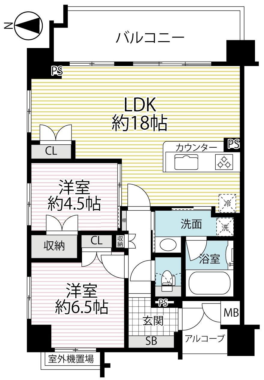 イーグルコート御池アネックス 11階 2LDK 物件詳細