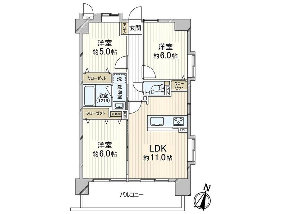 エスリード本山 8階 3LDK 物件詳細