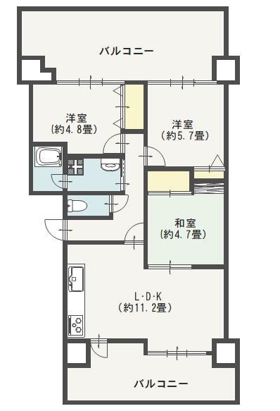 朝日プラザキャストラン東大阪　フルリフォーム 11階 3LDK 物件詳細