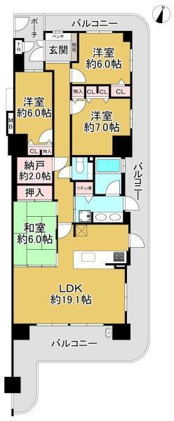 堺・泉北光明池城山公園シンシア 11階 4SLDK 物件詳細