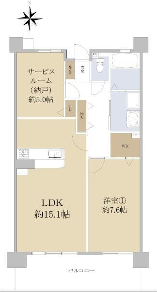 メロディーハイム八戸ノ里 3階 1SLDK 物件詳細