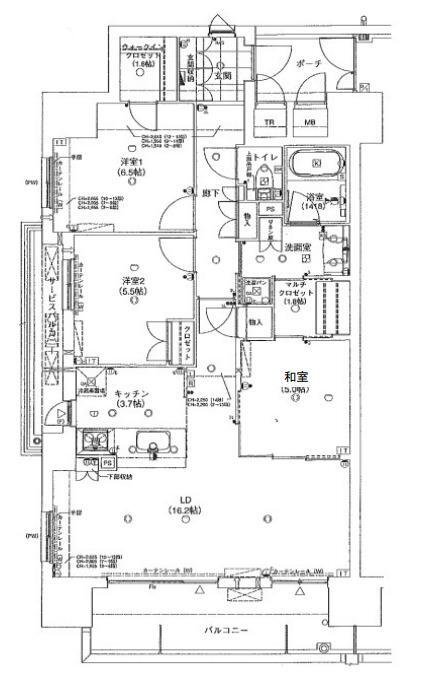 価格変更／グレースマンション中山下公園 3階 3LDK 物件詳細