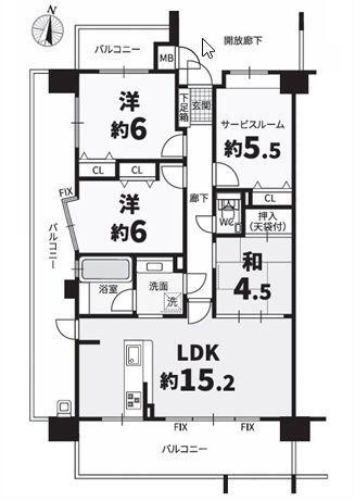 ノーヴァエスト青崎壱番館 7階 3SLDK 物件詳細