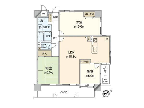 シャルム新駅前 8階 3LDK 物件詳細