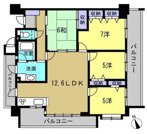 サンシティ船越西古谷公園 3階 4LDK 物件詳細