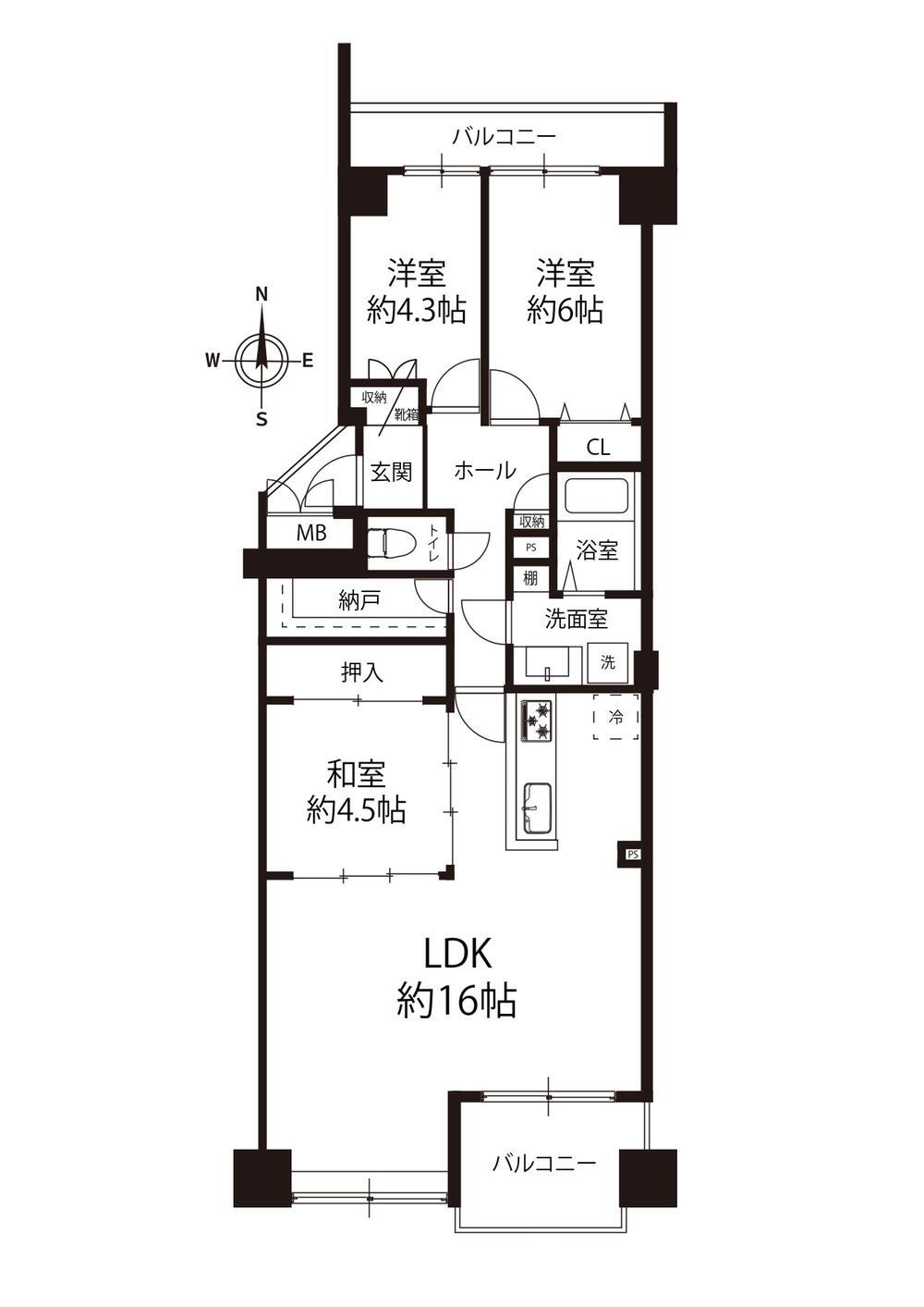 ヒューマンズプラザ青崎三番館 7階 3LDK 物件詳細