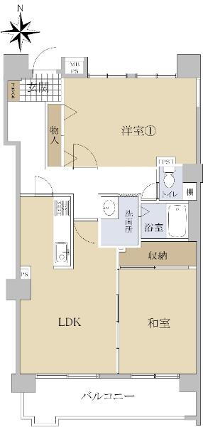 パサージュ倉敷 3階 2LDK 物件詳細